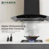 Faber Chimney 75cm Installed in Modern Kitchen
