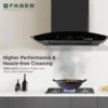 Faber Hood Mystic 60cm Chimney Installed in Kitchen