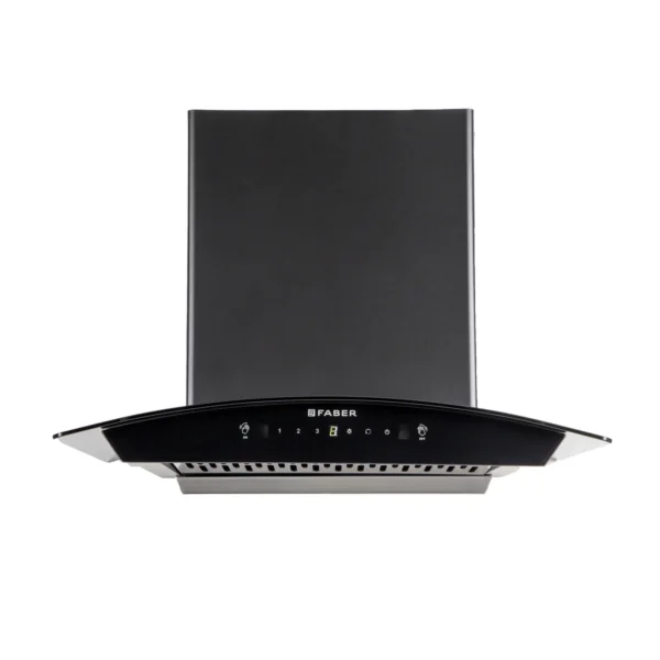 Faber Chimney 60cm Hood Polo Filterless Auto-Clean Wall Chimney Black