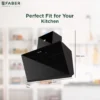 Faber Hood Zenith 90cm chimney side view