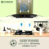 Faber Chimney 75cm Hood Zeal BLDC Filterless Auto-Clean Wall Chimney product image