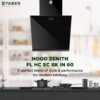 Faber Chimney 60cm Hood Zenith Auto-Clean Wall Chimney product image