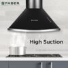 Faber Chimney 60cm Hood Class Auto-Clean Wall Chimney product image
