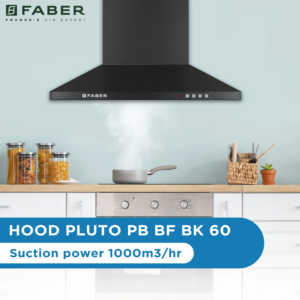 Faber Chimney 60cm Hood Pluto Auto-Clean Wall Chimney product image