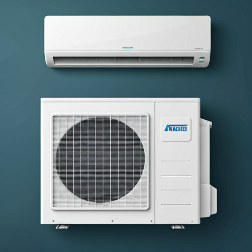Air conditioner in a modern room