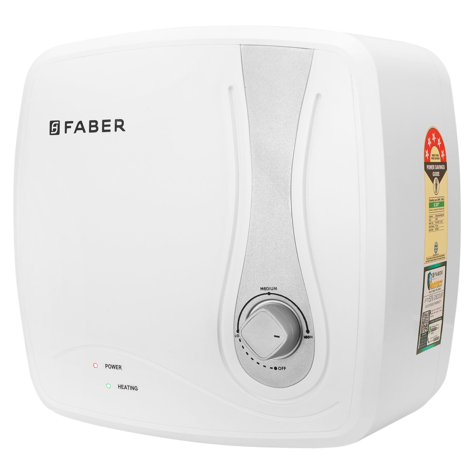 Faber LEXUS 10 (White + Silver) | Official Faber image 4 | SKU 119.0726.381 | Ajay Trading Co.