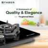 Faber Hob Experia Ht753 Alu AI FFD IN Flame Failure Device Built-in hob official Faber model image 3 | SKU 106.0750.953 | Ajay Trading Co.