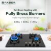 Faber Hob Experia Ht704 Alu AI IN Built-in hob official Faber model image 2 | SKU 106.0750.954 | Ajay Trading Co.