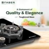 Faber Hob Experia Ht904 Alu AI FFD IN Flame Failure Device Built-in hob official Faber model image 5 | SKU 106.0750.956 | Ajay Trading Co.