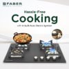 Faber Hob Bella Ht704 BR AI IN Spill Proof Design Built-in hob official Faber model image 4 | SKU 106.0750.958 | Ajay Trading Co.