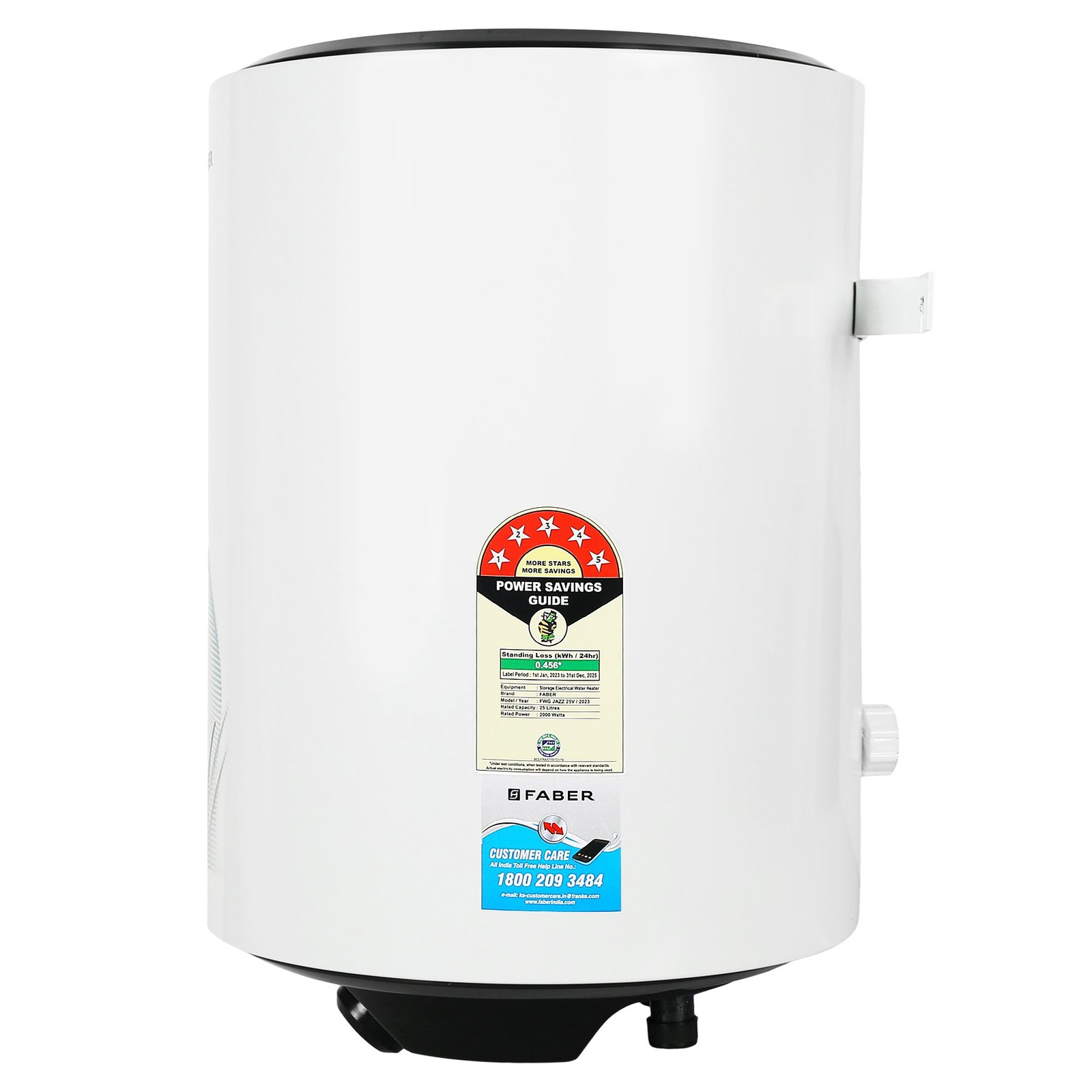 Faber FWG JAZZ 25 V White official Faber image 3 | SKU 119.0596.657 | Ajay Trading Co.
