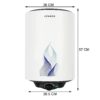 Faber FWG JAZZ 15 V White official Faber image 2 | SKU 119.0596.663 | Ajay Trading Co.