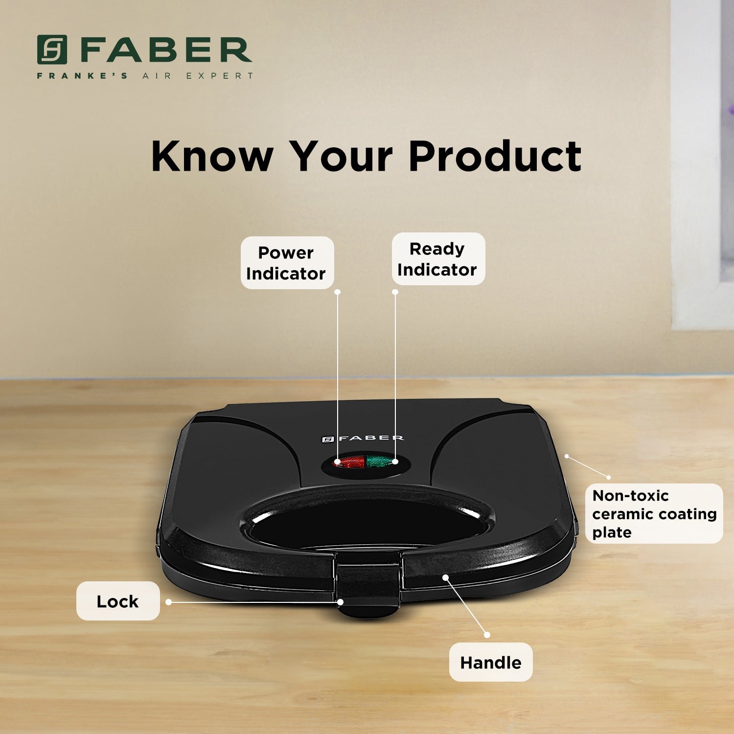 Faber FSTG 750 BK official Faber image 7 | SKU 131.0629.764 | Ajay Trading Co.