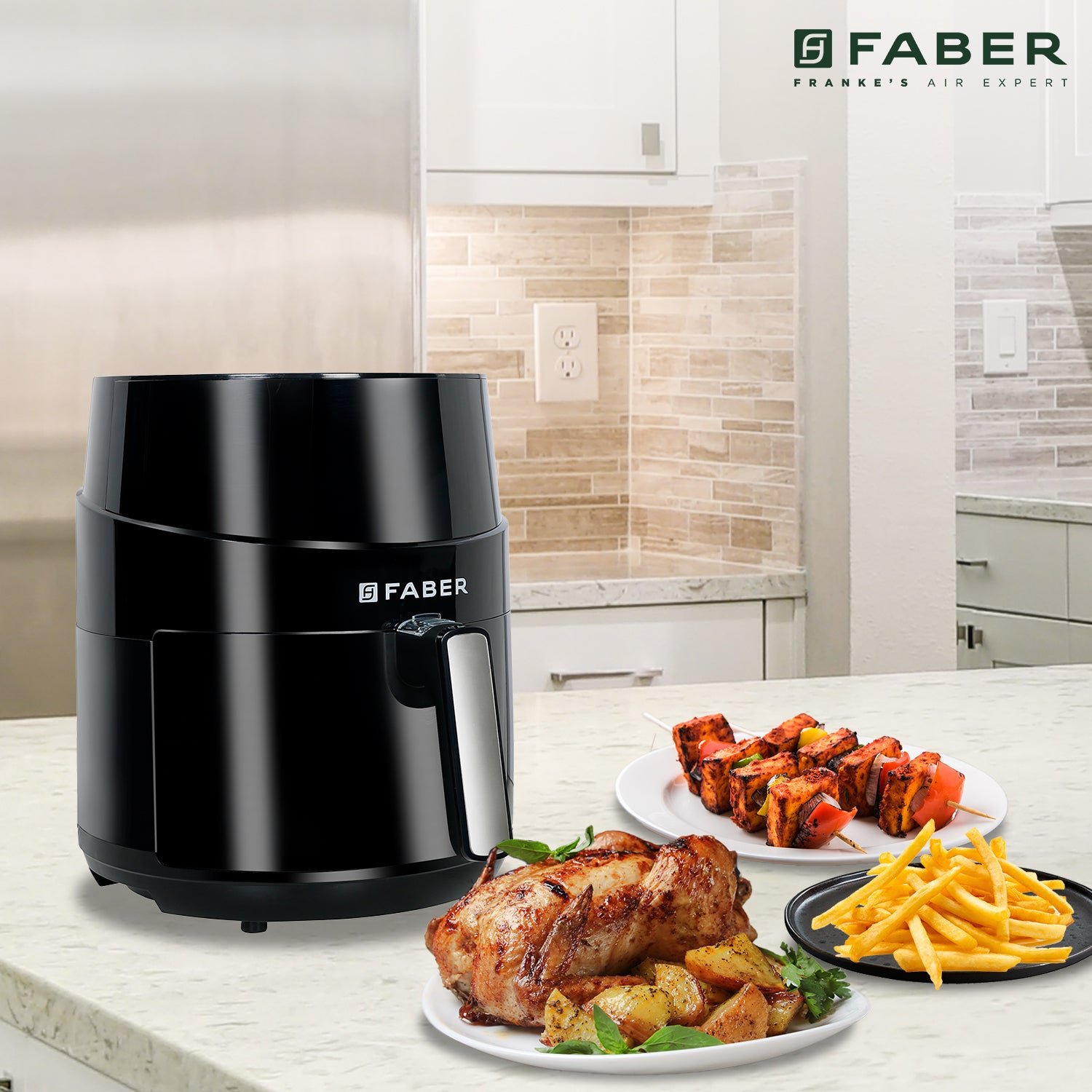 Faber FAF 4.5 BK - 4.5l Hot Air Fryer | Official Faber image 5 | SKU 131.0641.115 | Ajay Trading Co.