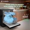 Faber FFSD 6PR 14S BK Digital | Official Faber image 1 | SKU 117.0737.650 | Ajay Trading Co.