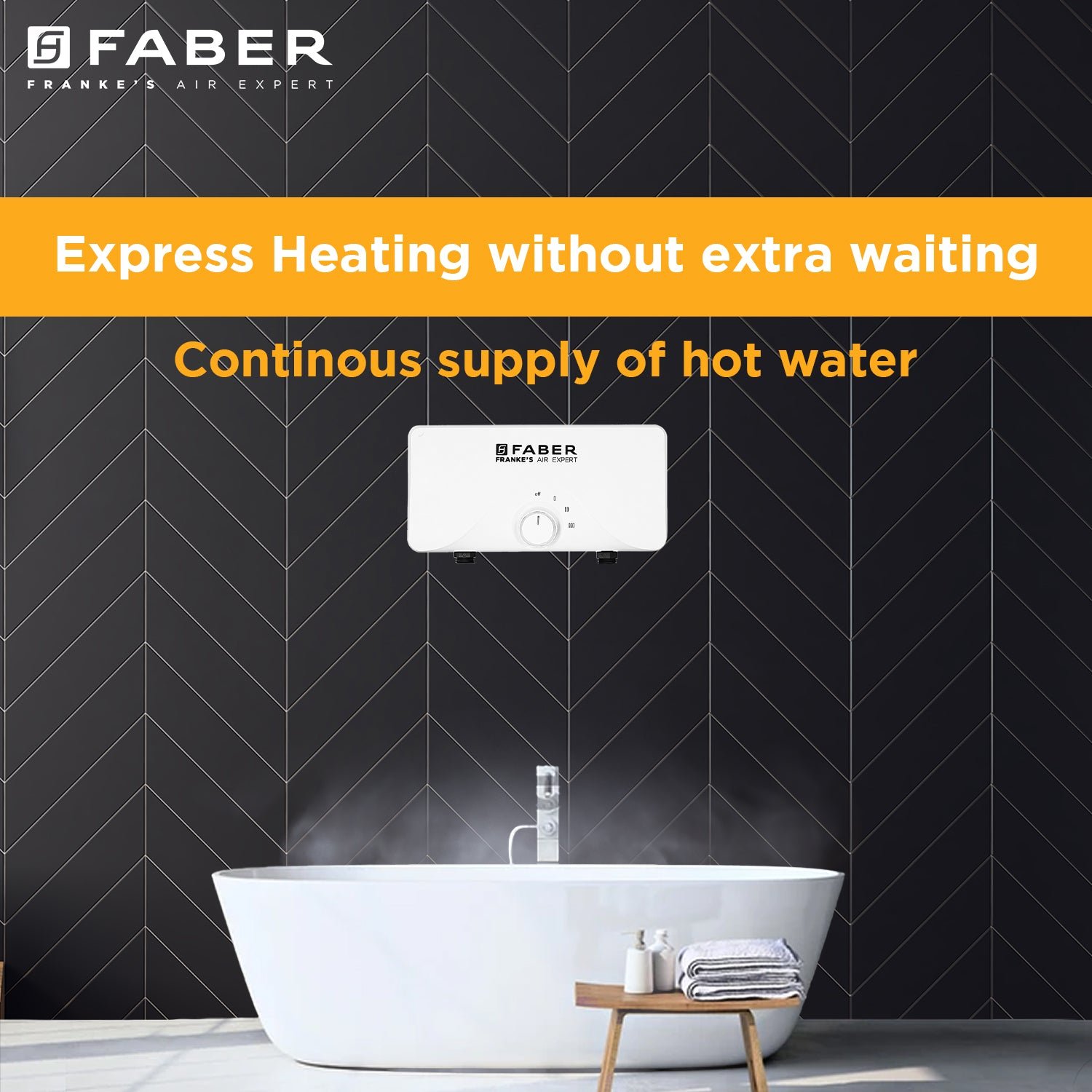 Faber FWG AGNES 3.5 KW (Instant Water Geyser) | Official Faber image 2 | SKU 119.0682.648 | Ajay Trading Co.