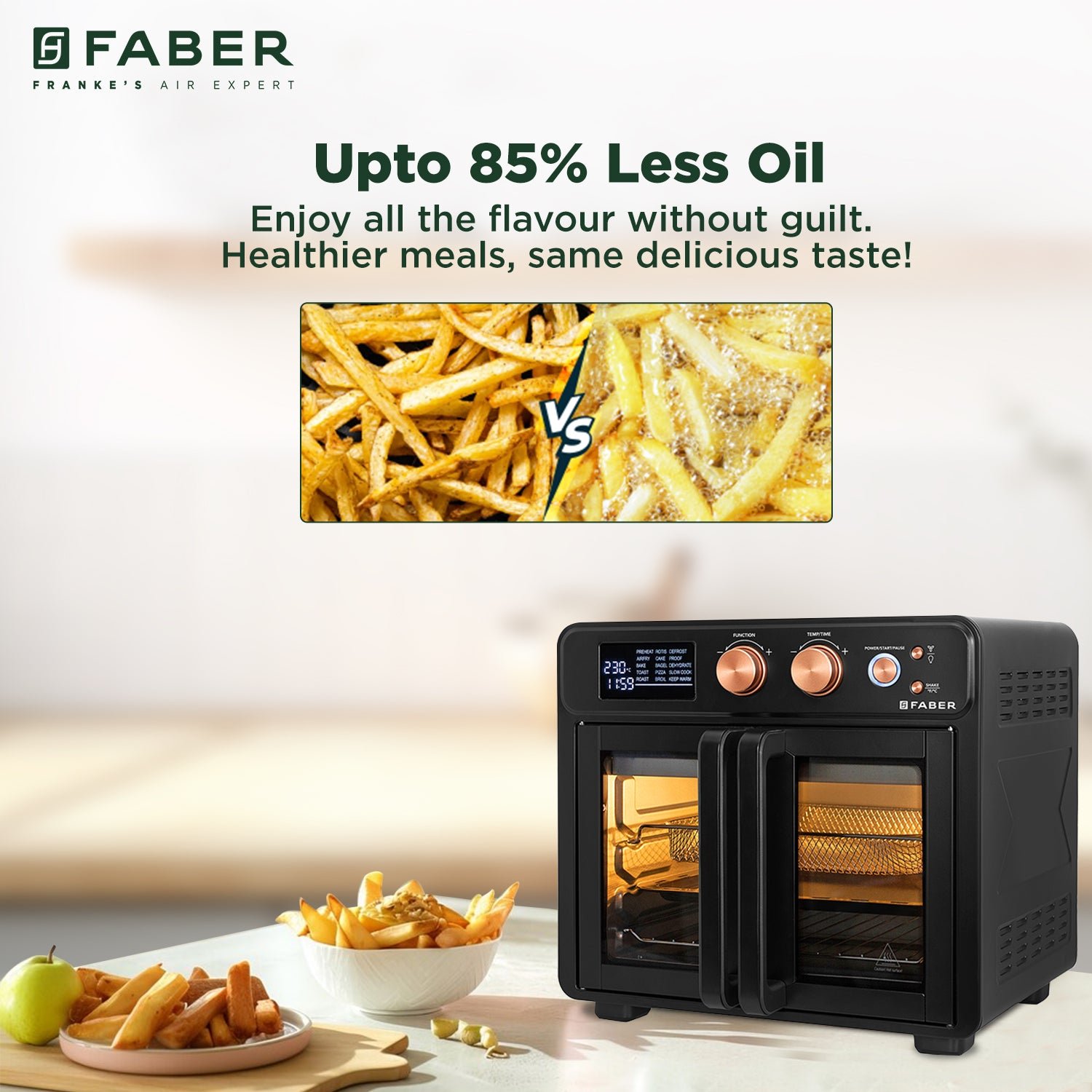 Faber AIR FRYER OVEN 25L | Official Faber image 5 | SKU 131.0695.378 | Ajay Trading Co.