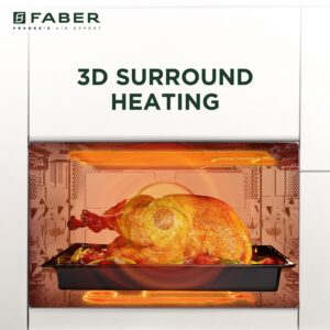 Faber MICROWAVE FBIMWO 34 CGS BK | Official Faber image 2 | SKU 131.0697.115 | Ajay Trading Co.