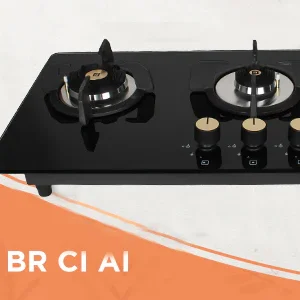 Faber Hob Maxus HT803 CRS BR CI AI official image 1 | SKU 106.0737.437 | Ajay Trading Co.