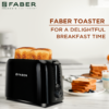 Faber FT 750W BK LID - Pop Up Toaster | Official Faber image 4 | SKU 131.0678.274 | Ajay Trading Co.