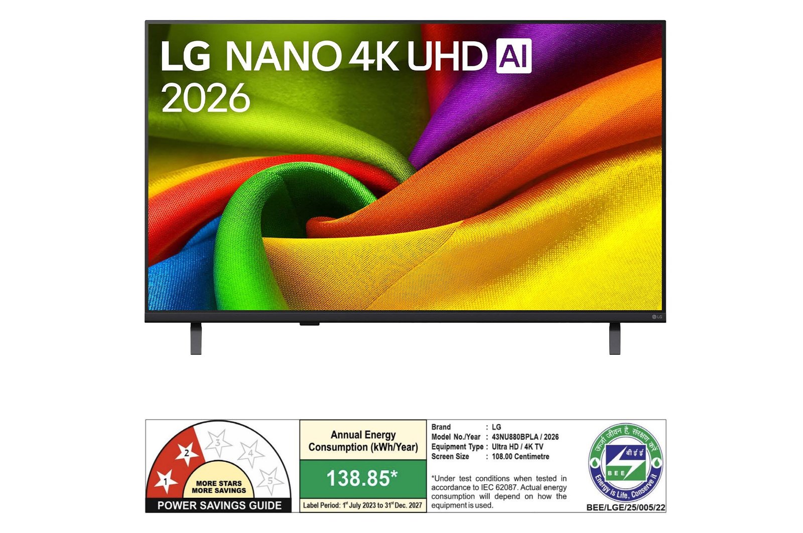 LG 43NU880BPLA 43-inch 4K Smart TV