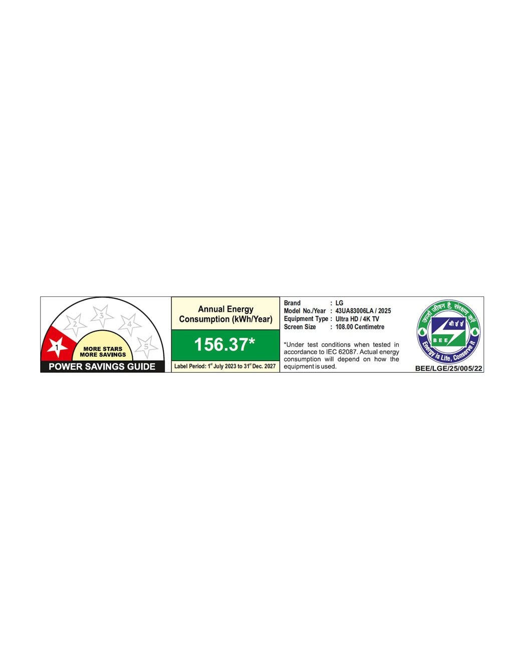 LG 43UA83006LA 43-inch 4K Smart TV