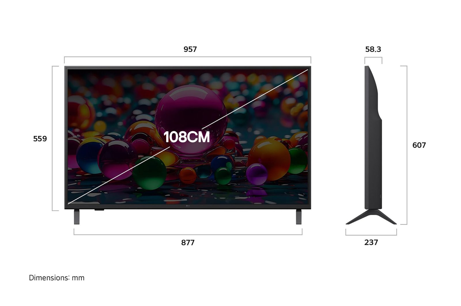 LG 43UA83506LA 43-inch 4K Smart TV