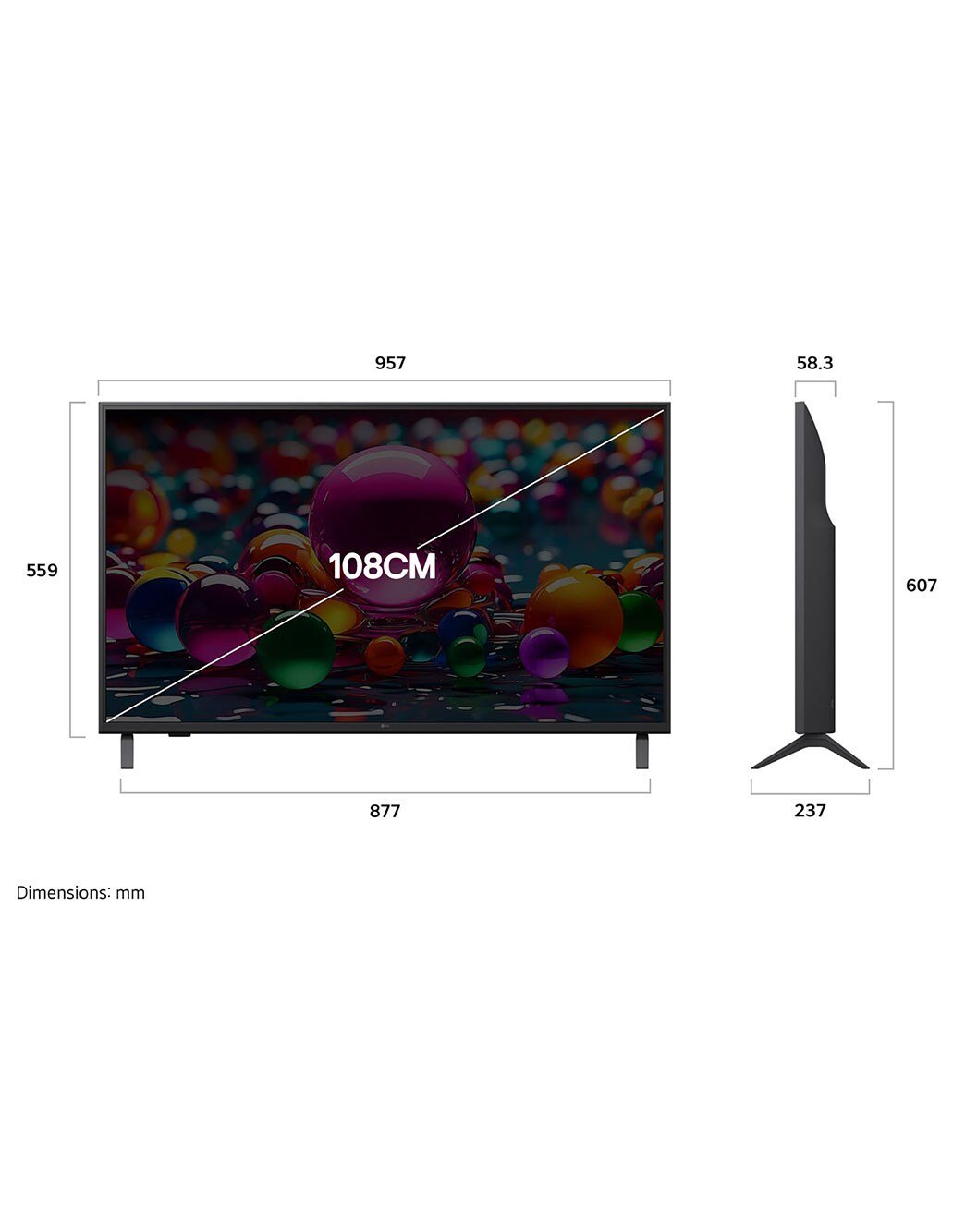 LG 43UA83506LA 43-inch 4K Smart TV