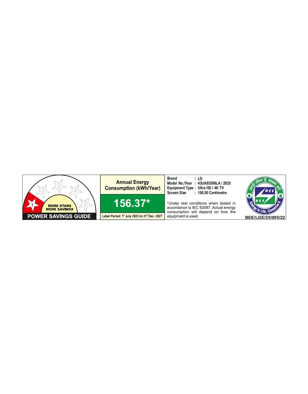 LG 43UA83506LA 43-inch 4K Smart TV