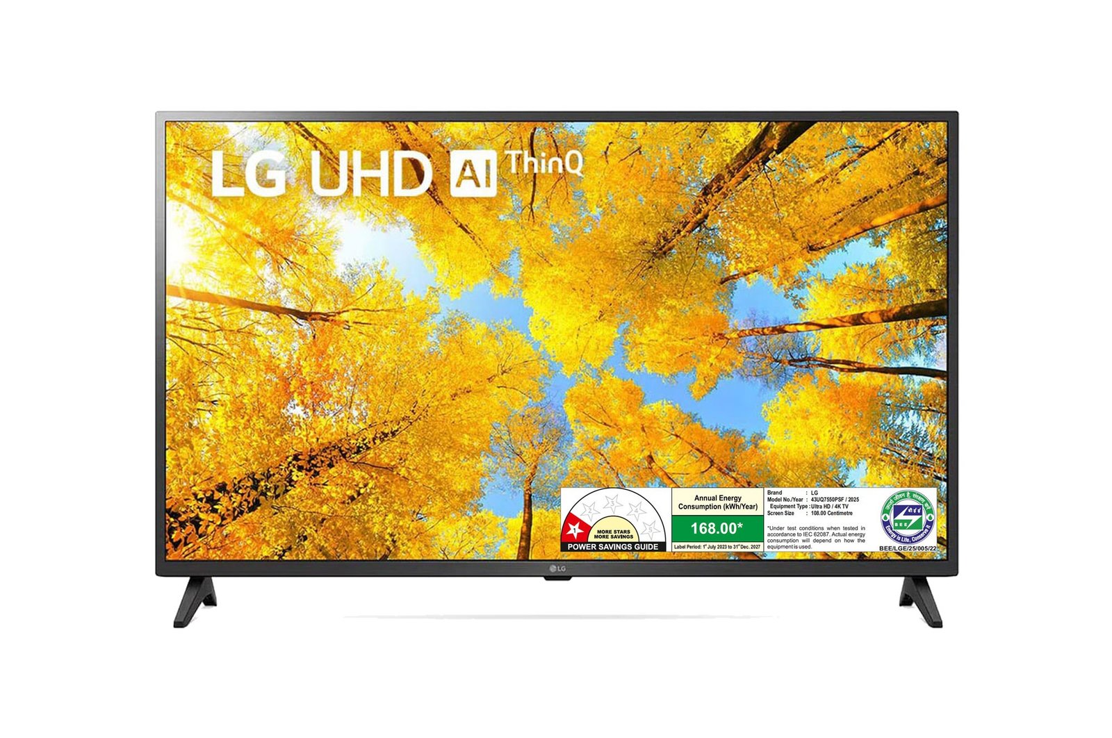 LG 43UQ7550PSF 43-inch 4K Smart TV