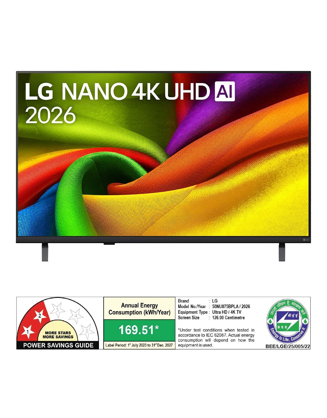 LG 50NU875BPLA 50-inch 4K Smart TV
