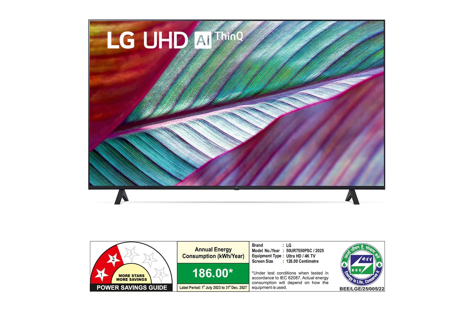 LG 50UR7550PSC 50-inch 4K Smart TV