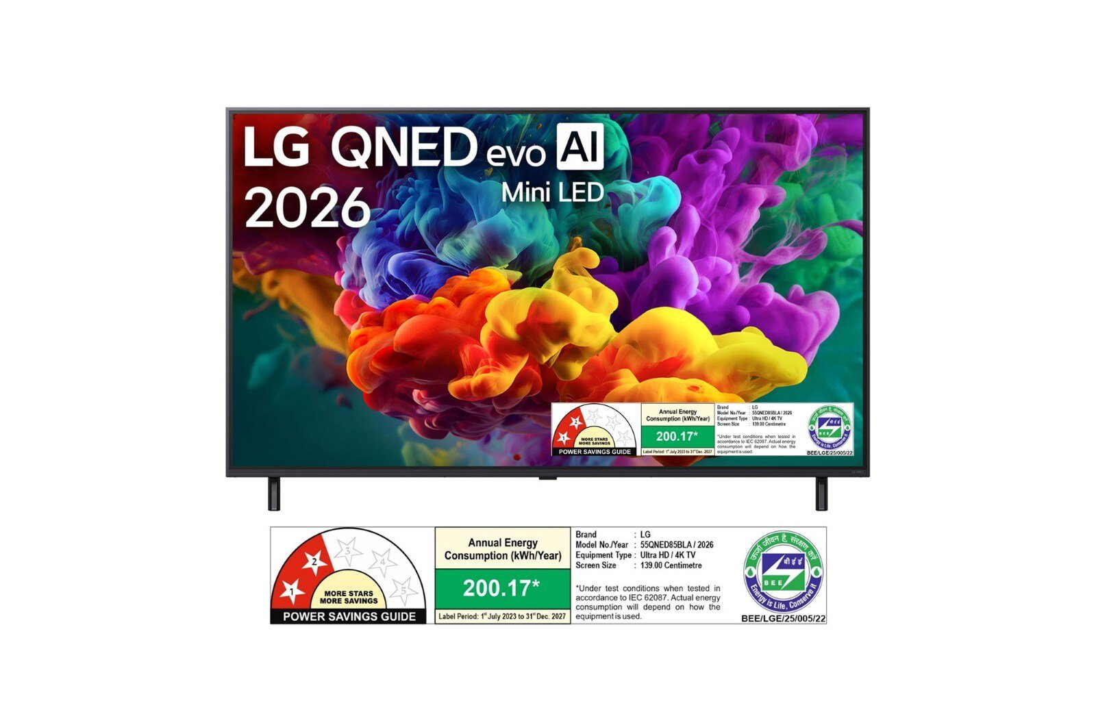 LG 55QNED85BLA 55-inch 4K Smart TV