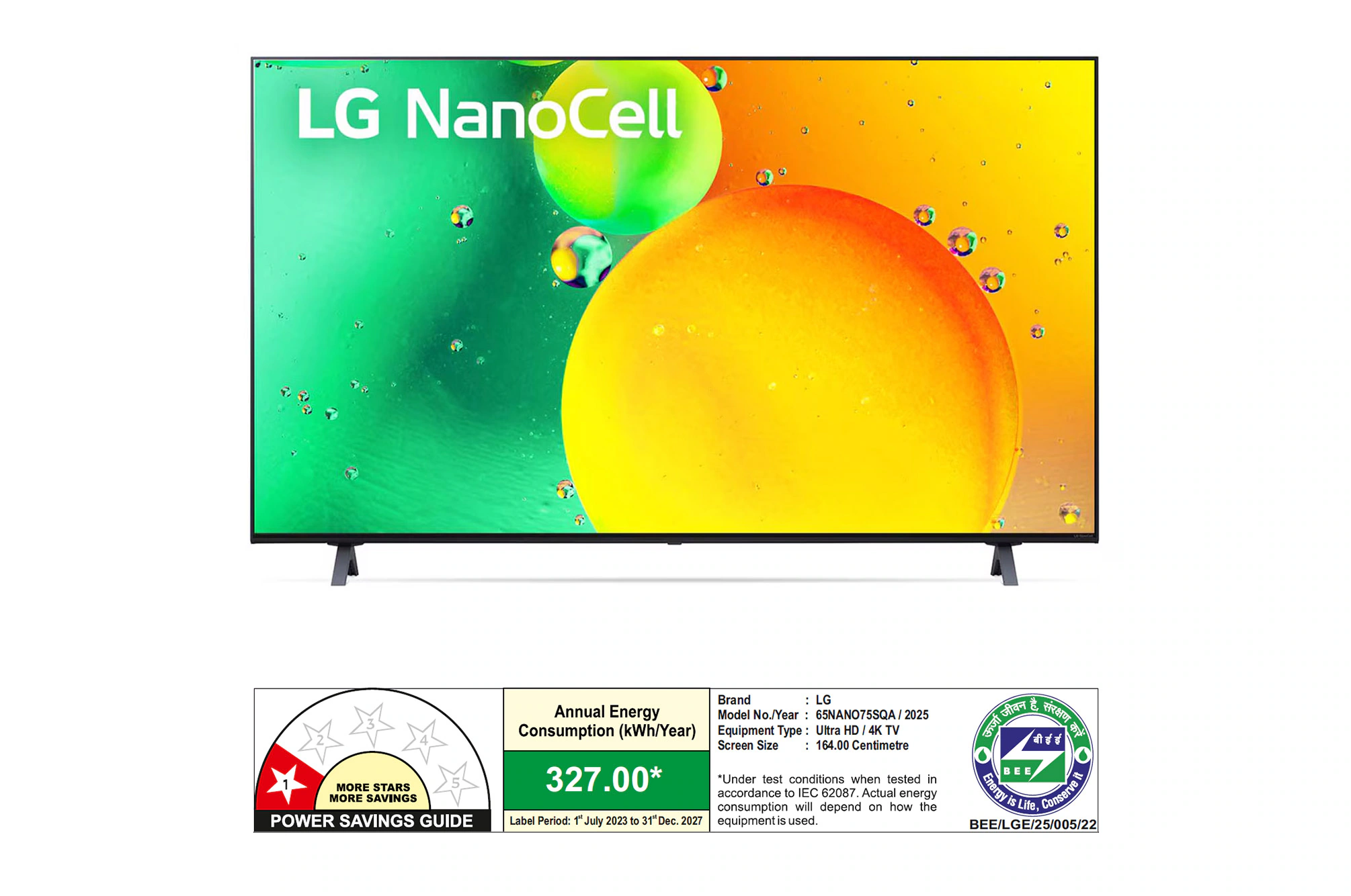 LG 65NANO75SQA 65-inch 4K Smart TV