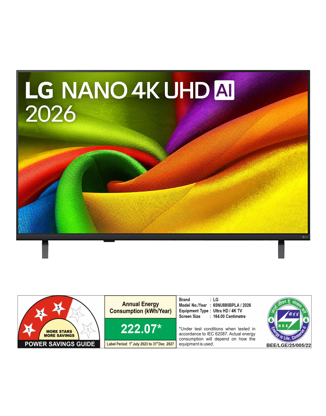 LG 65NU880BPLA 65-inch 4K Smart TV