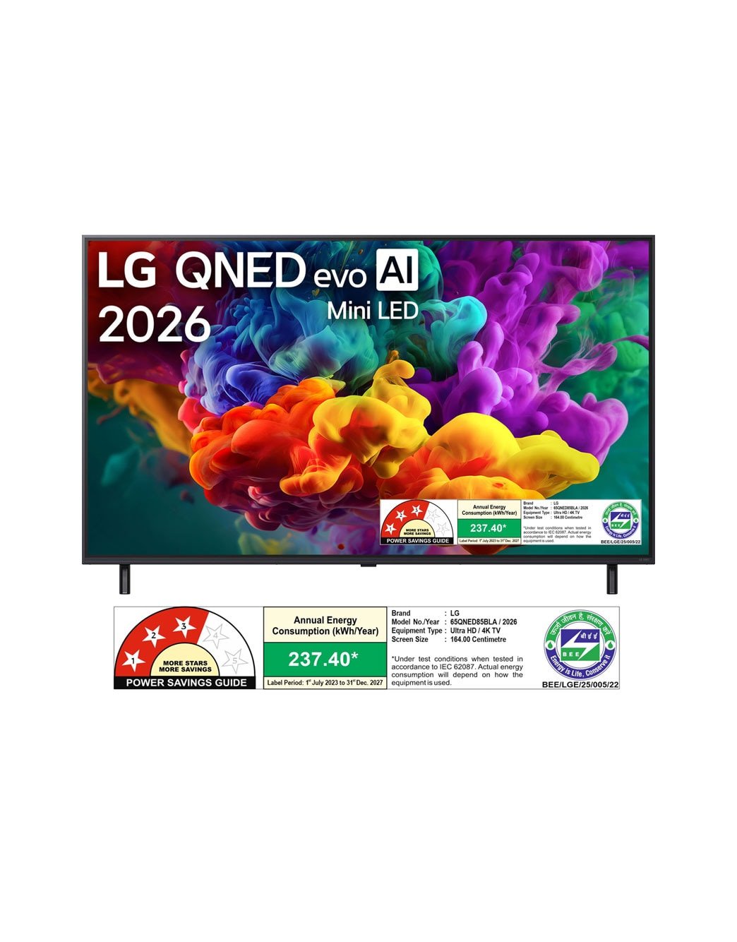 LG 65QNED85BLA 65-inch 4K Smart TV