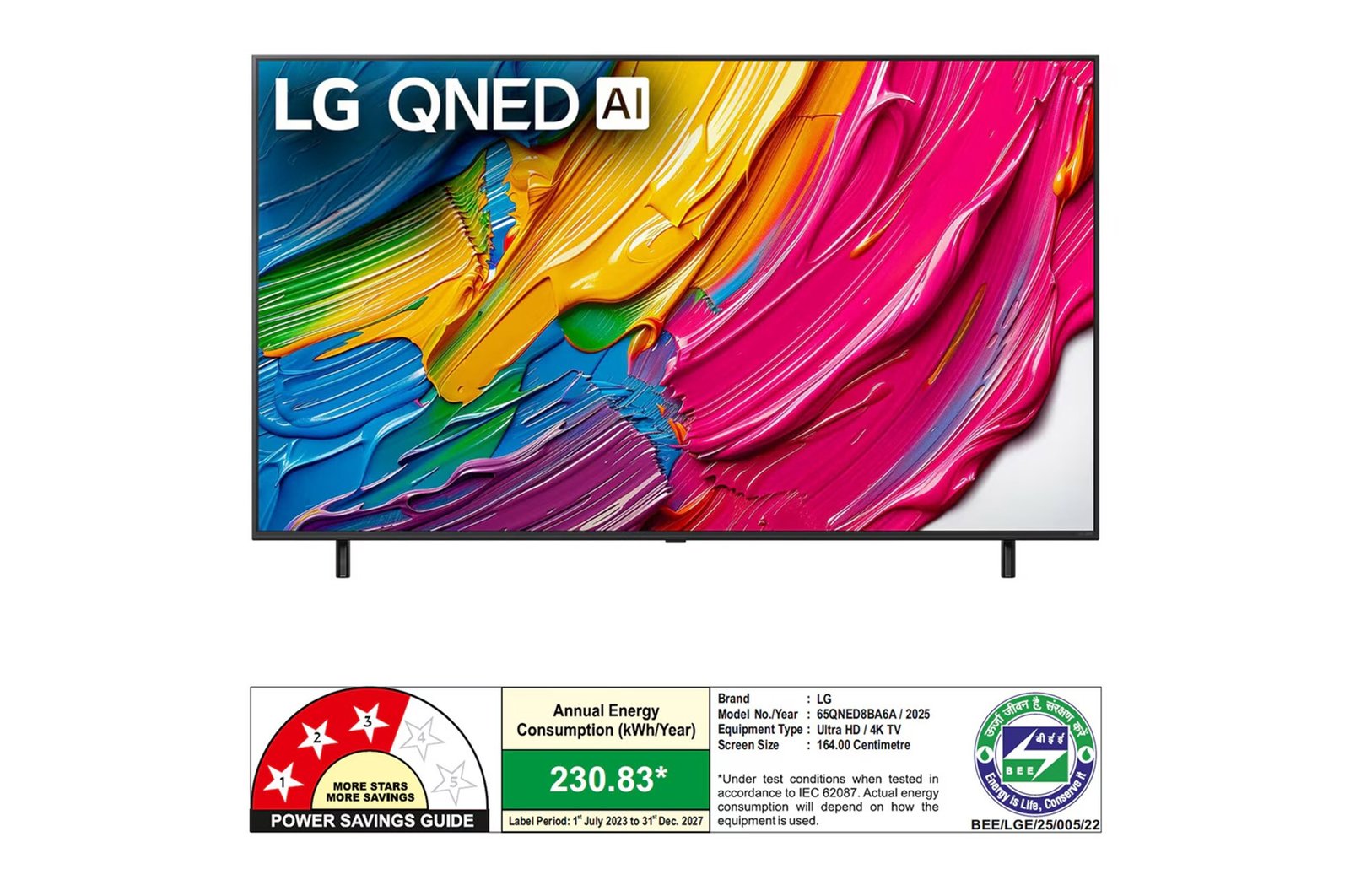 LG 65QNED8BA6A 65-inch 4K Smart TV