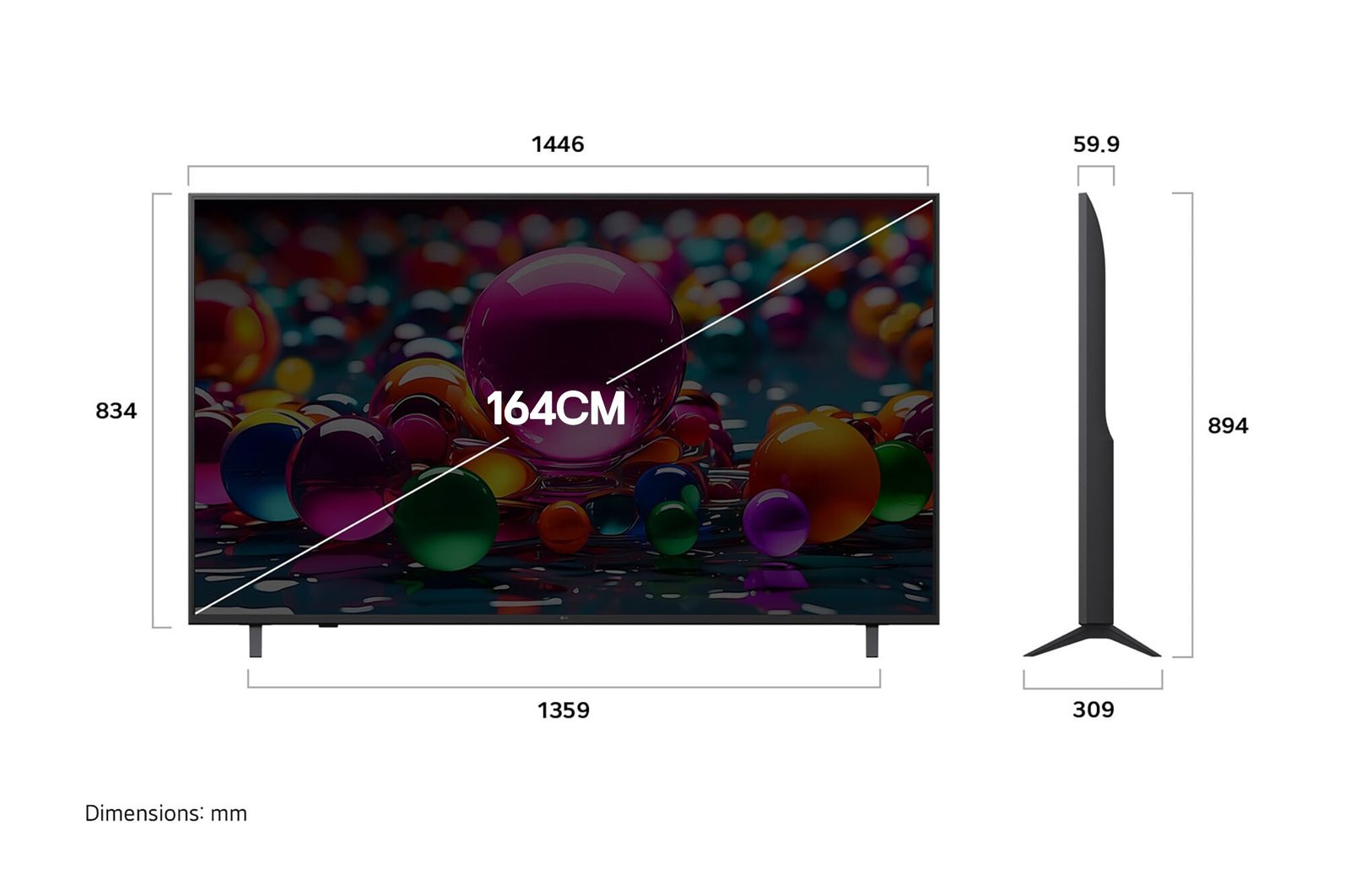 LG 65UA83506LA 65-inch 4K Smart TV
