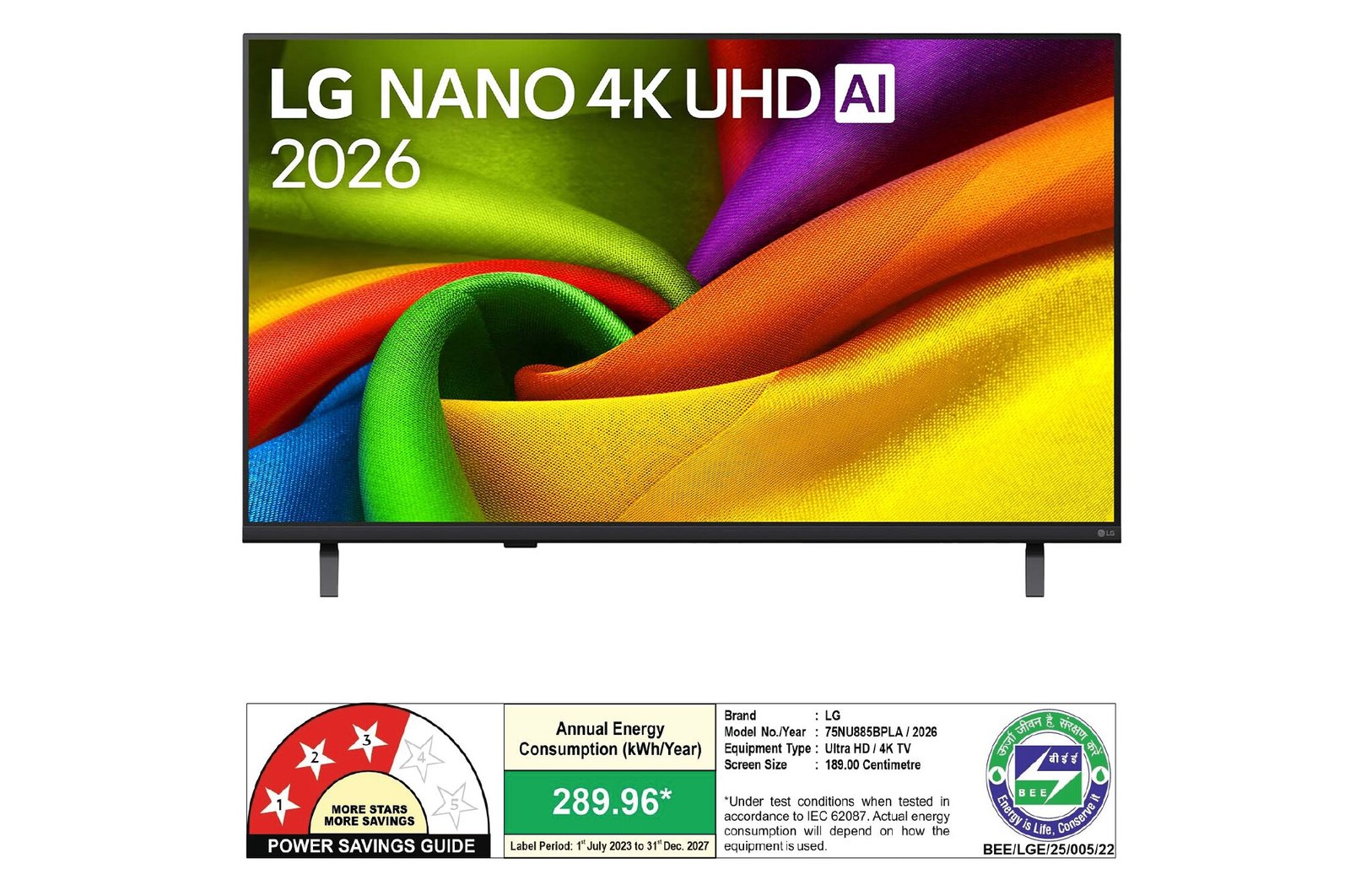 LG 75NU885BPLA 75-inch 4K Smart TV