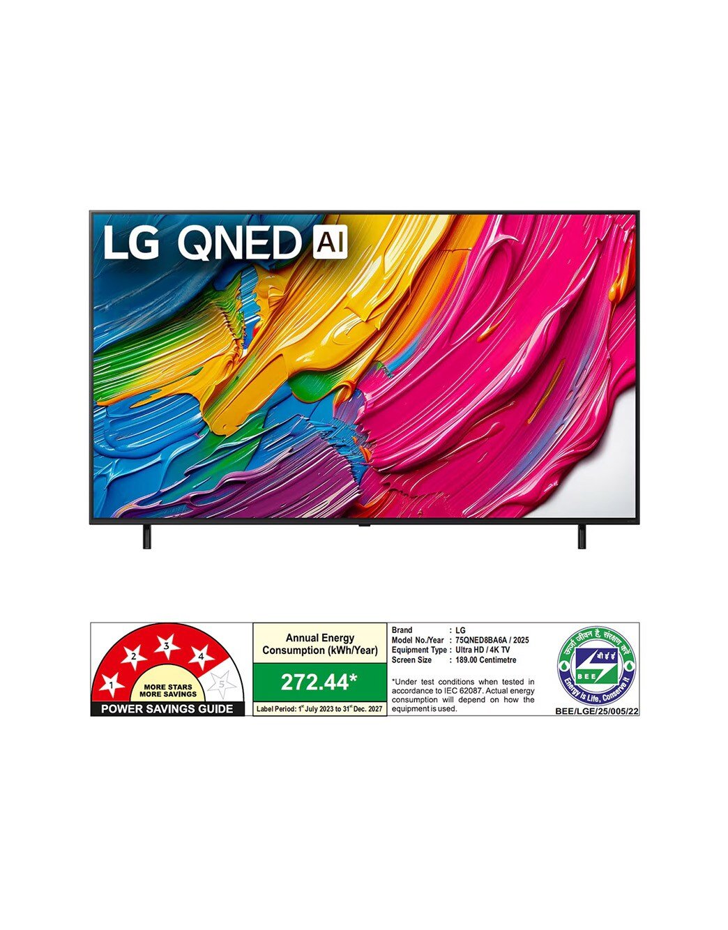 LG 75QNED8BA6A 75-inch 4K Smart TV