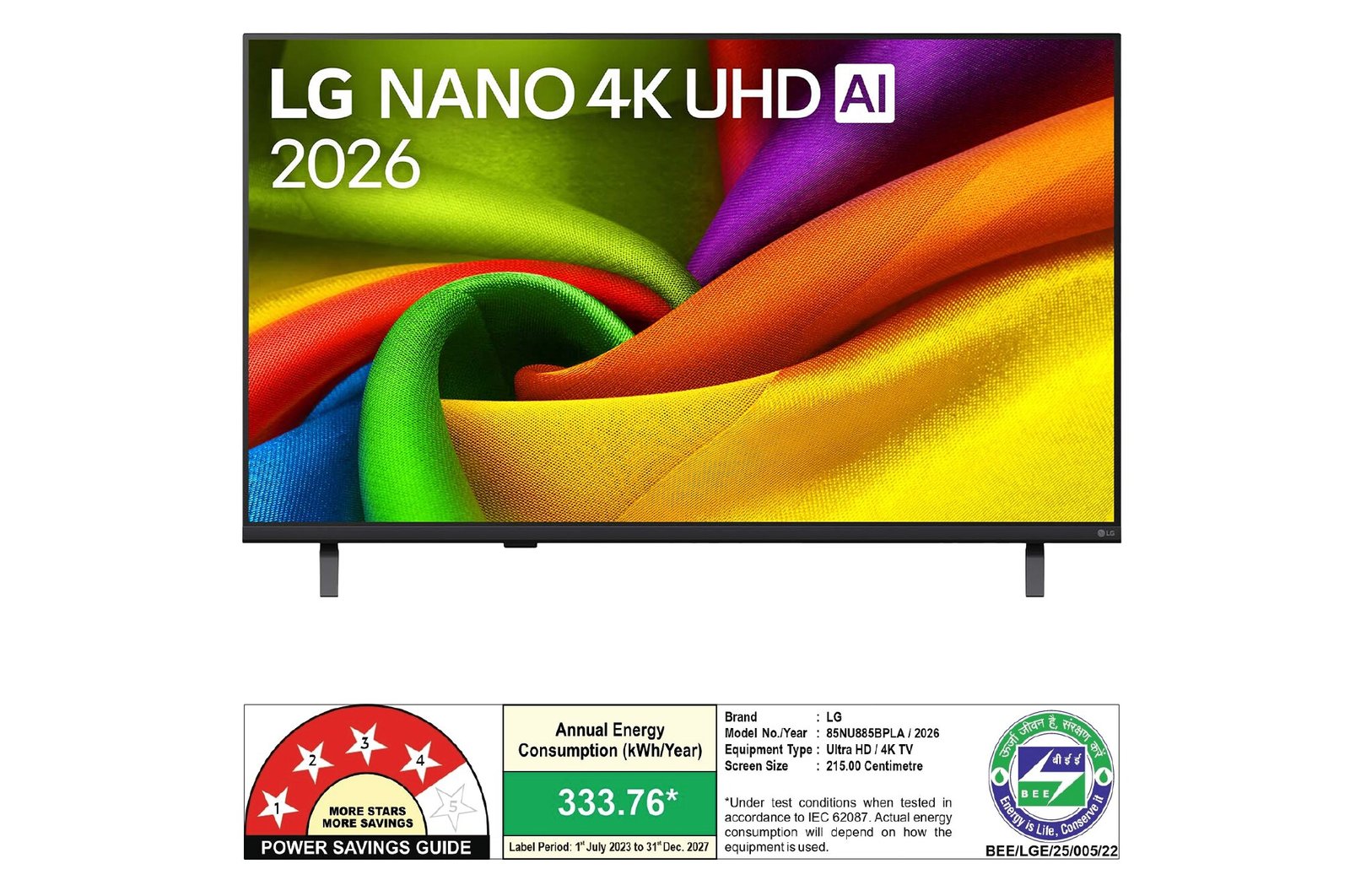 LG 85NU885BPLA 85-inch 4K Smart TV