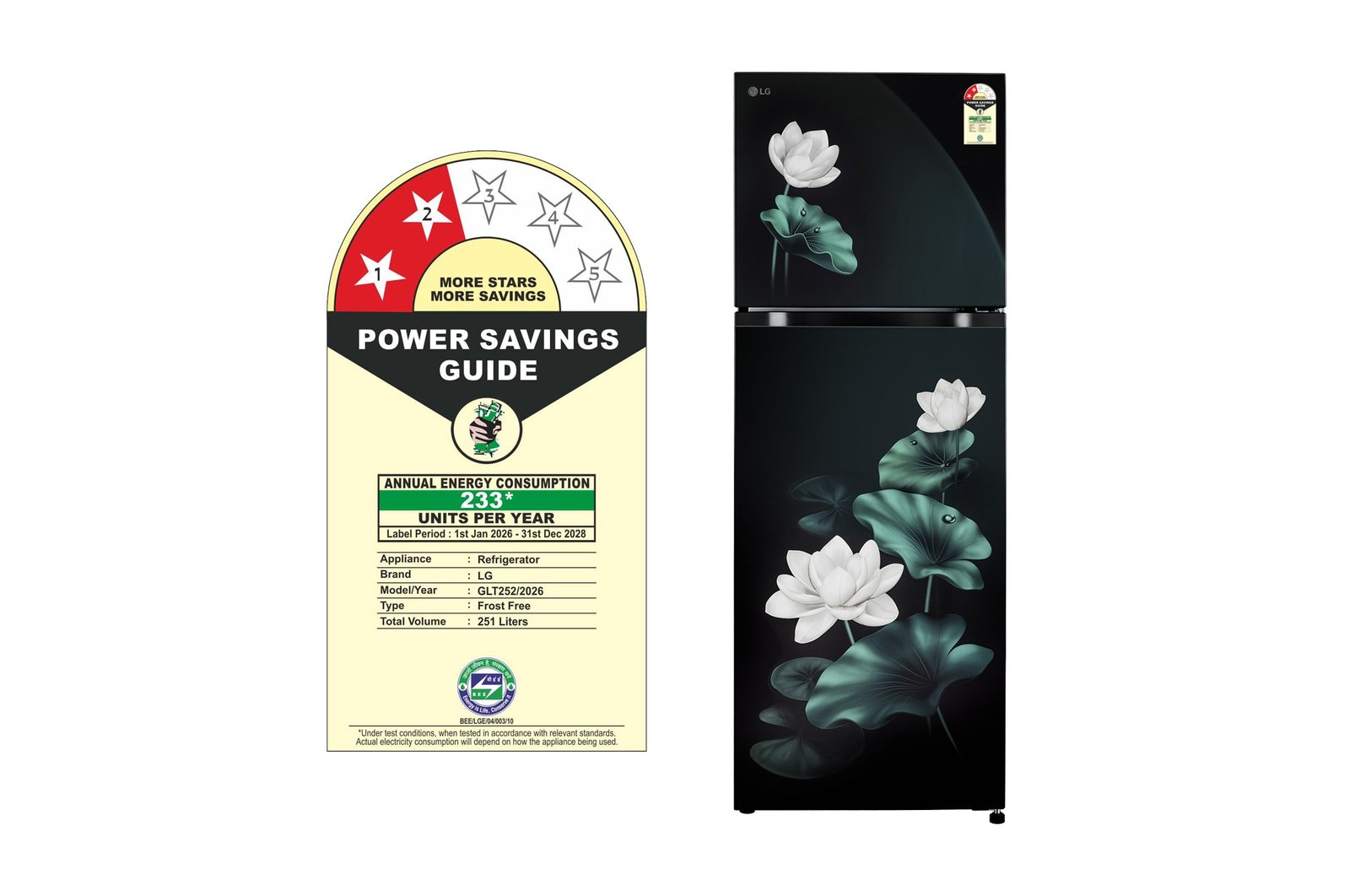LG GLT2526XWEL Double Door Refrigerator