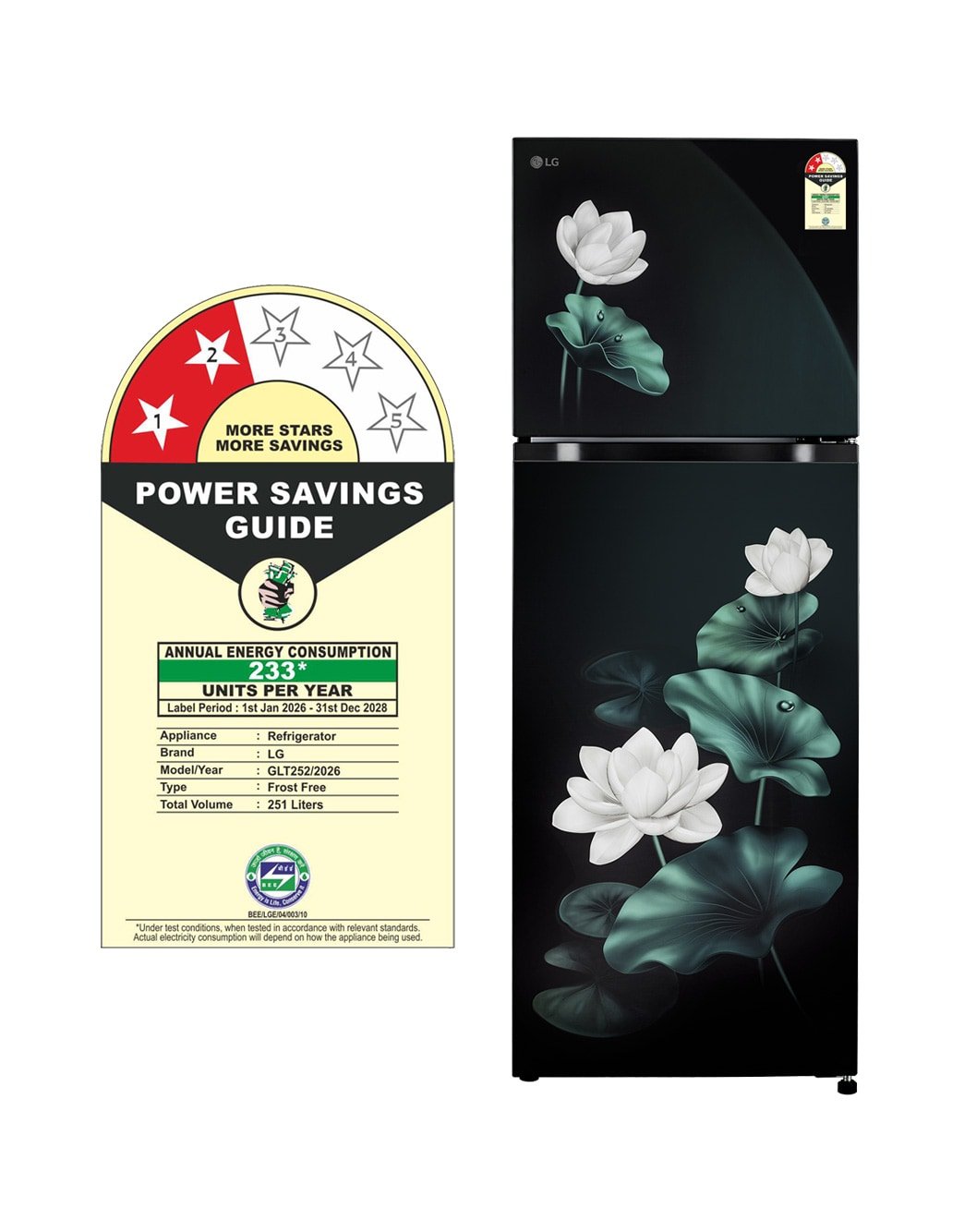 LG GLT2526XWEL Double Door Refrigerator