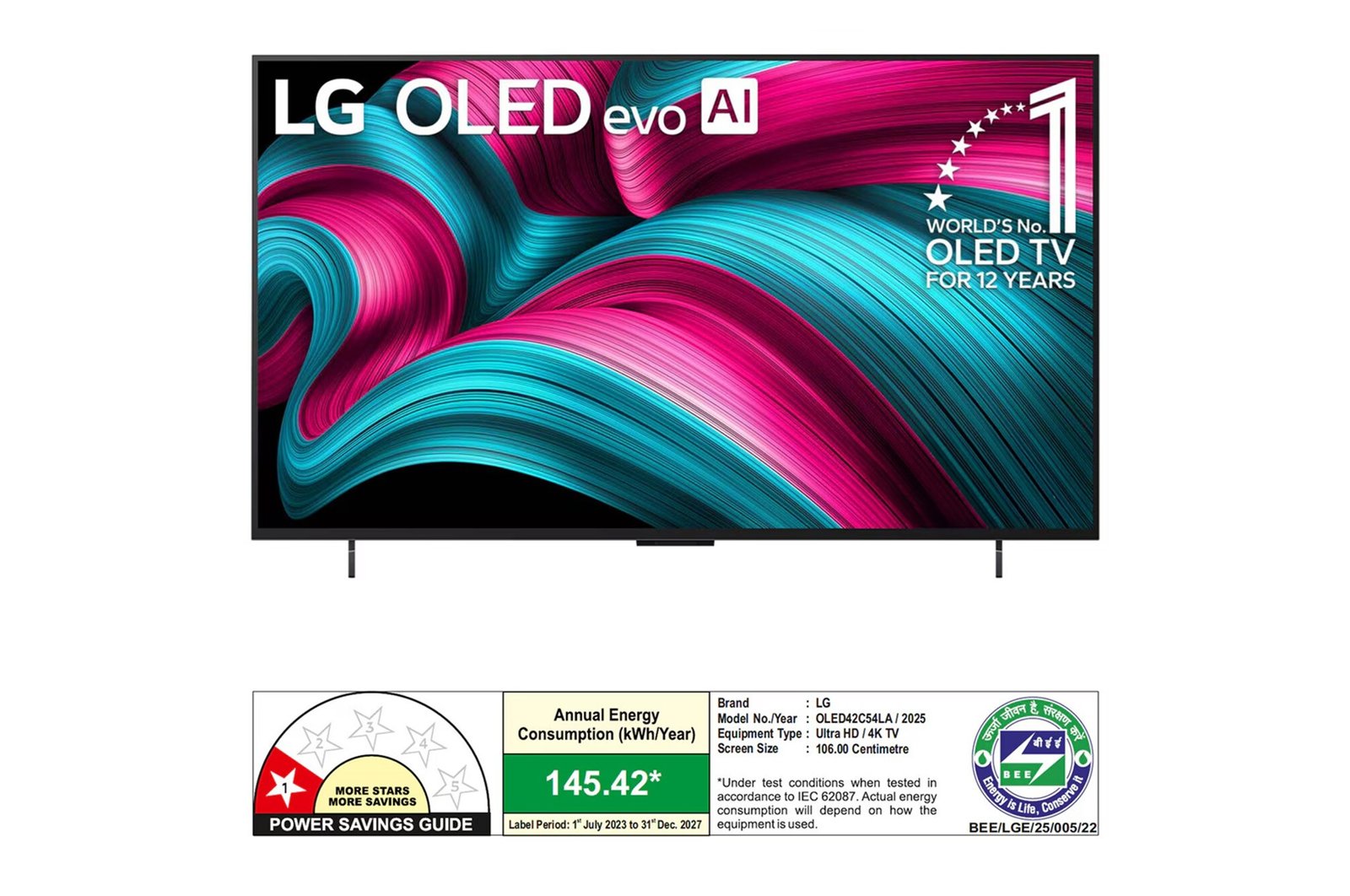 LG OLED42C54LA 42-inch 4K Smart TV