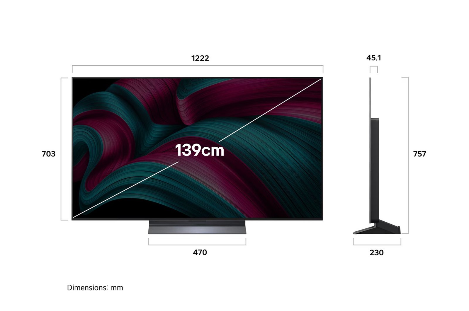 LG OLED55C5XLA 55-inch 4K Smart TV