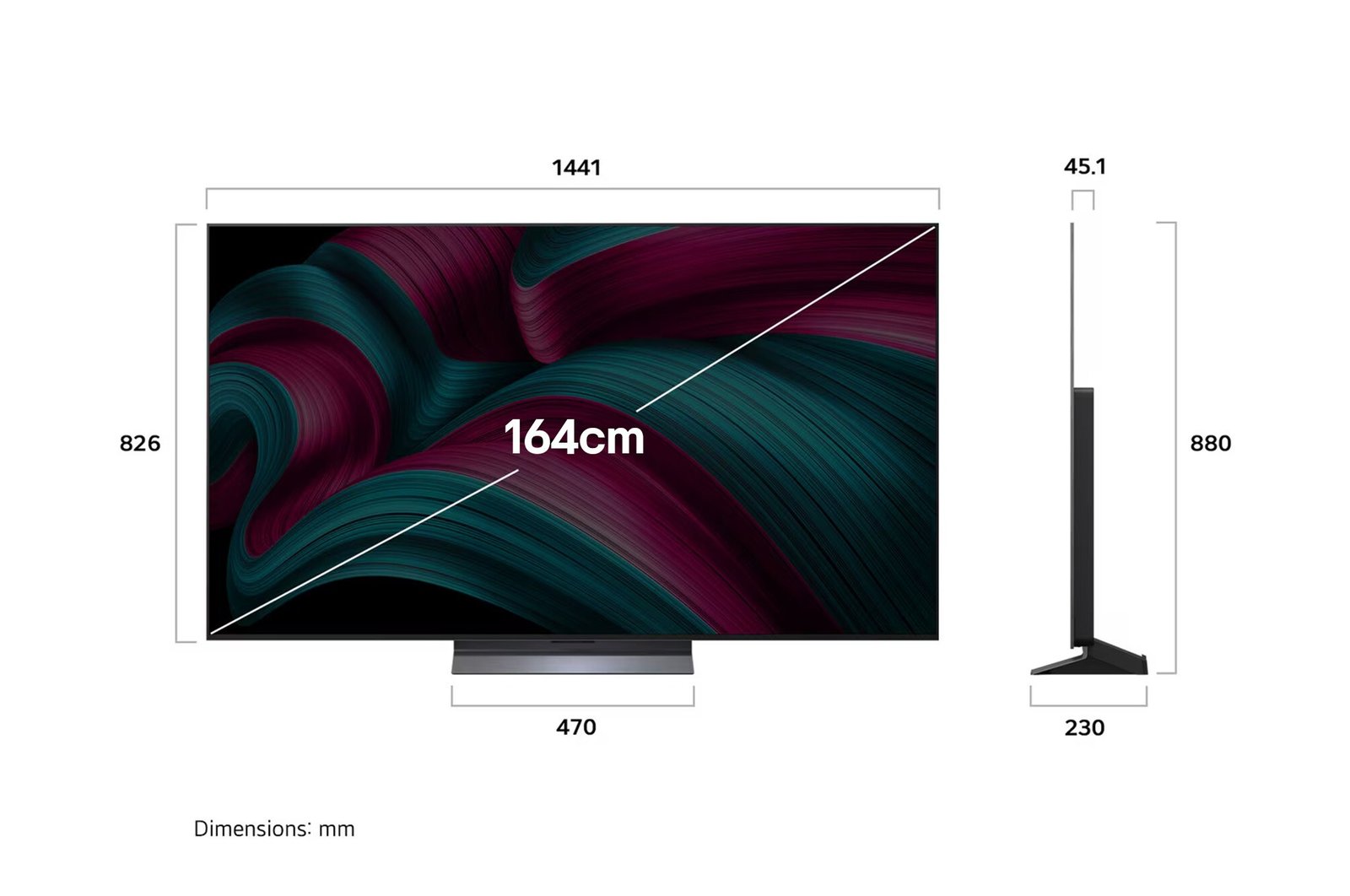 LG OLED65C5XLA 65-inch 4K Smart TV
