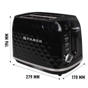 Faber FT 950W DLX BK - Pop Up Toaster toaster | Ajay Trading Co. product image