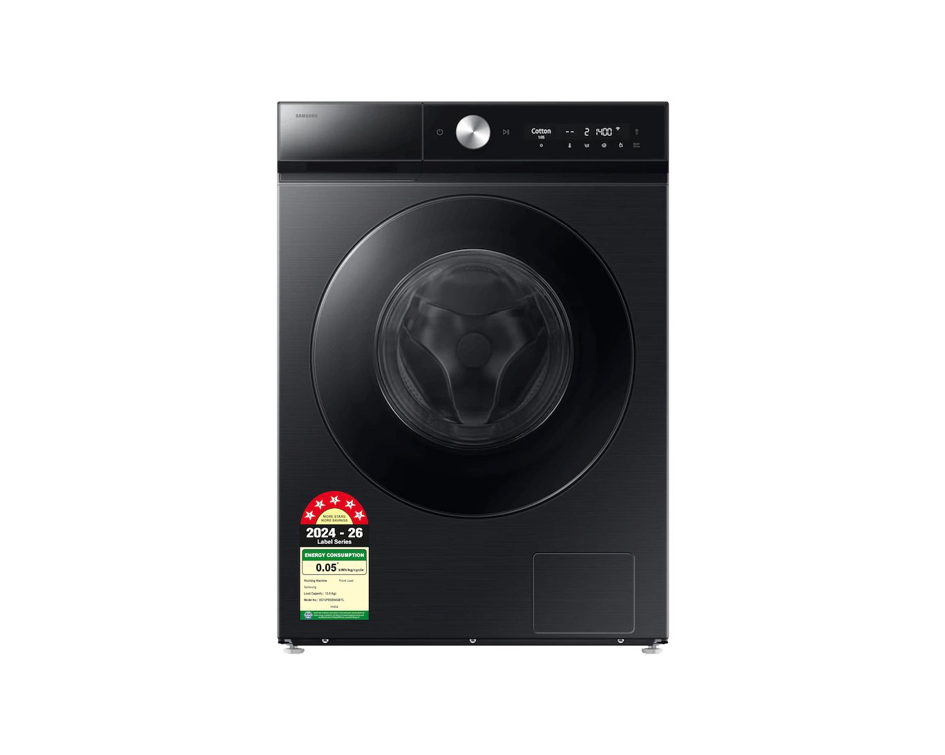 Samsung WD12FB8B94GBTL Front Load Washing Machine official Samsung product image 1 | SKU WD12FB8B94GBTL | Ajay Trading Co.
