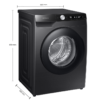 Samsung WW80T504DAB1TL Front Load Washing Machine image 3 | SKU WW80T504DAB1TL | Ajay Trading Co.