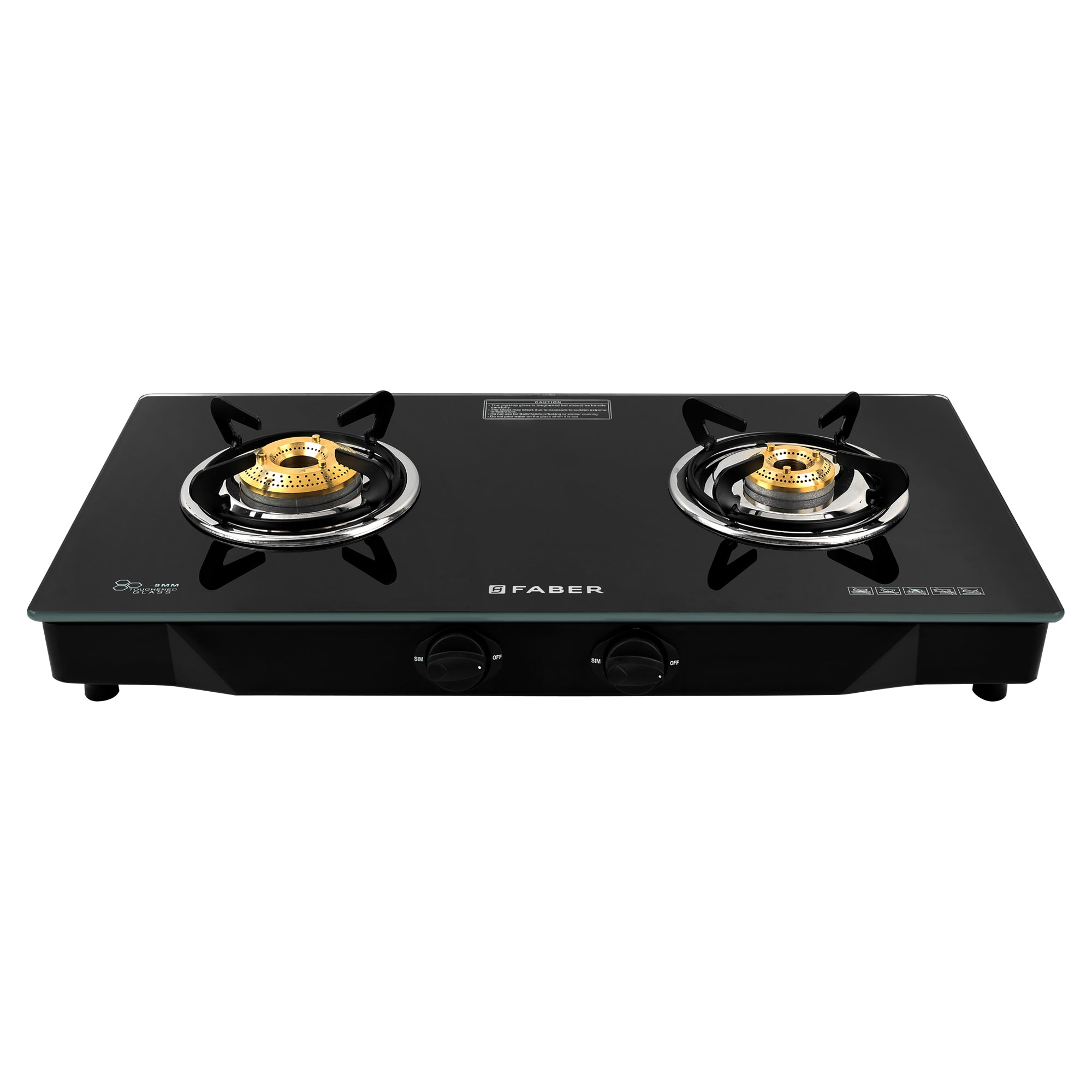 HOB COOKTOP JUMBO 2BB BK official Faber image 1 | SKU 106.0657.506 | Ajay Trading Co.